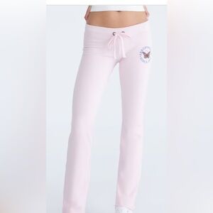 Aeropostale Light Pink Flared Pants
